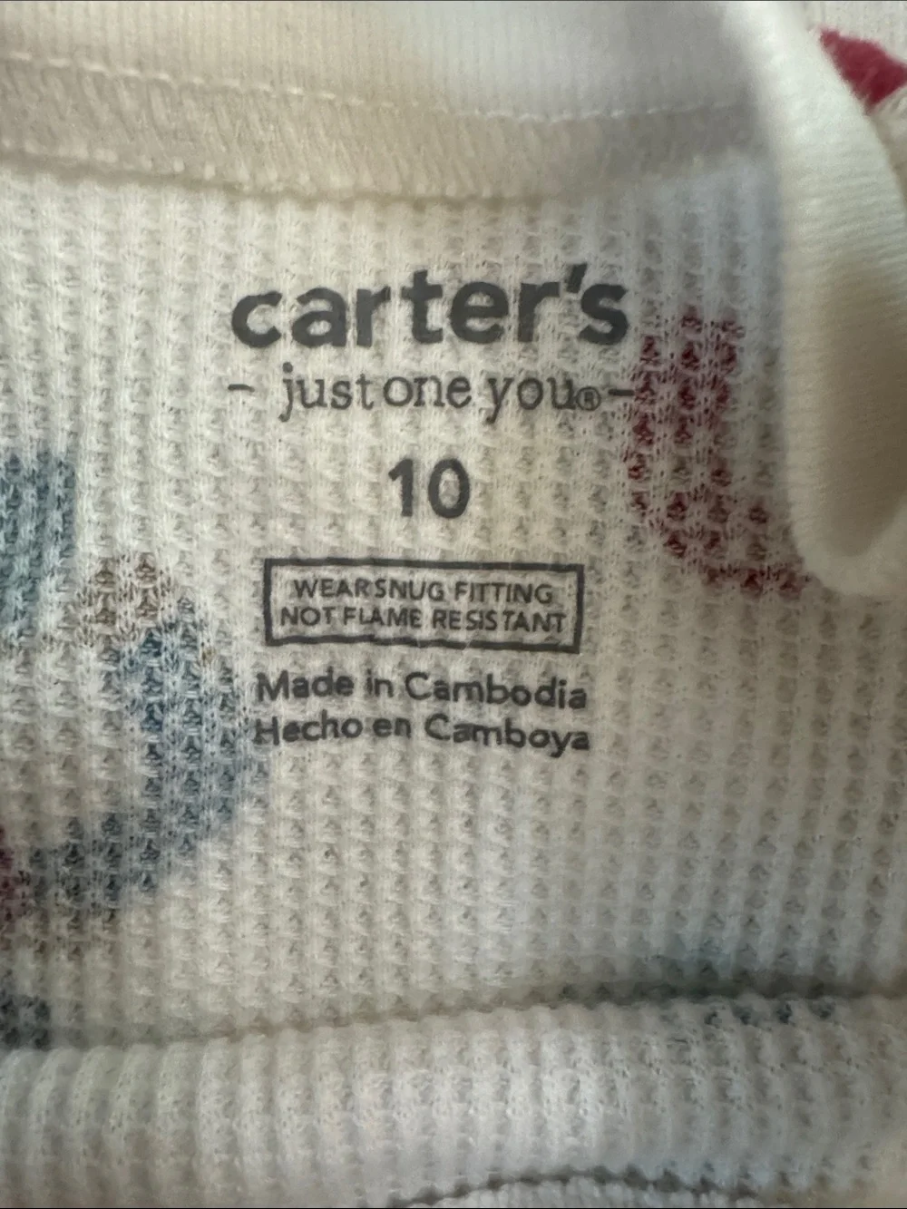 Carter's Kids Holiday Long-Sleeve Tops - Red, White & Green (2-Pack) Christmas